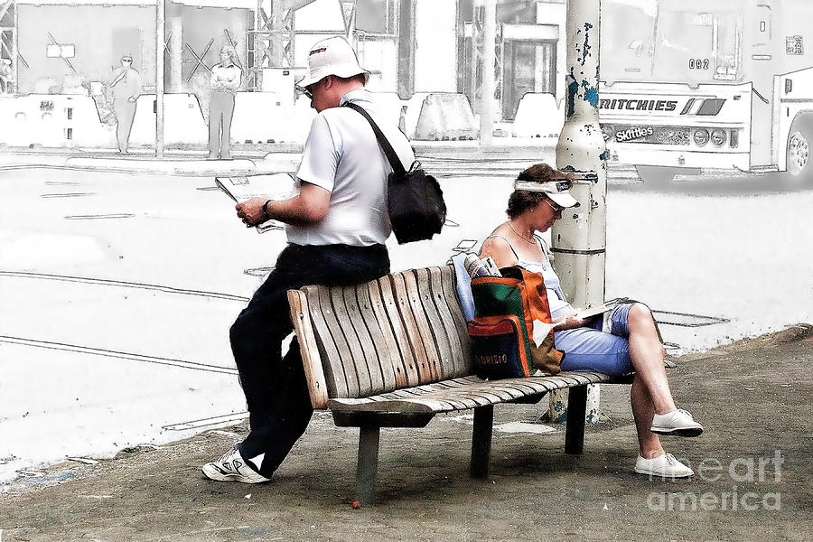 City Photograph - Waiting #2 by Linda Phelps