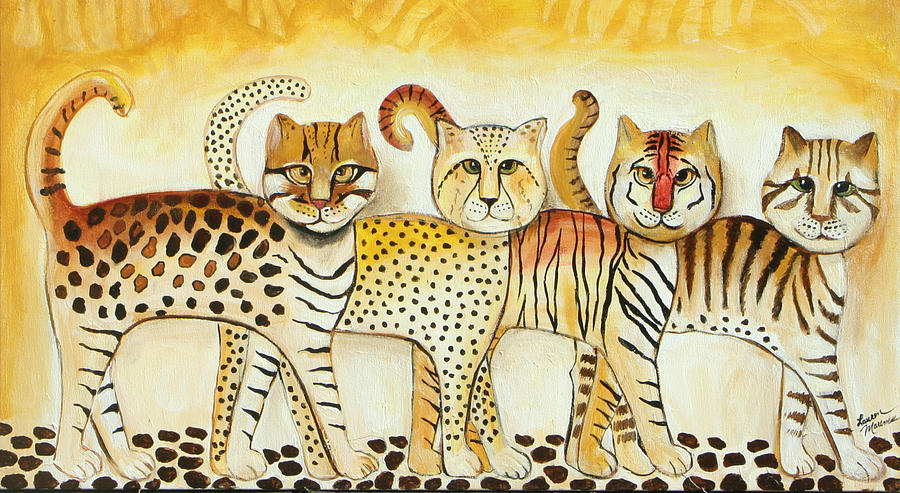 Walk on the wild side #1 Painting by Lauren  Marems