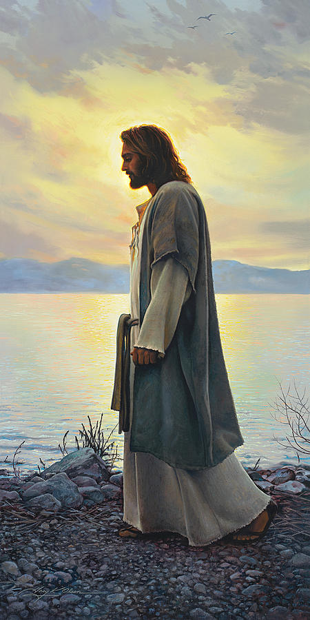 Jesus Painting - Walk with Me  by Greg Olsen
