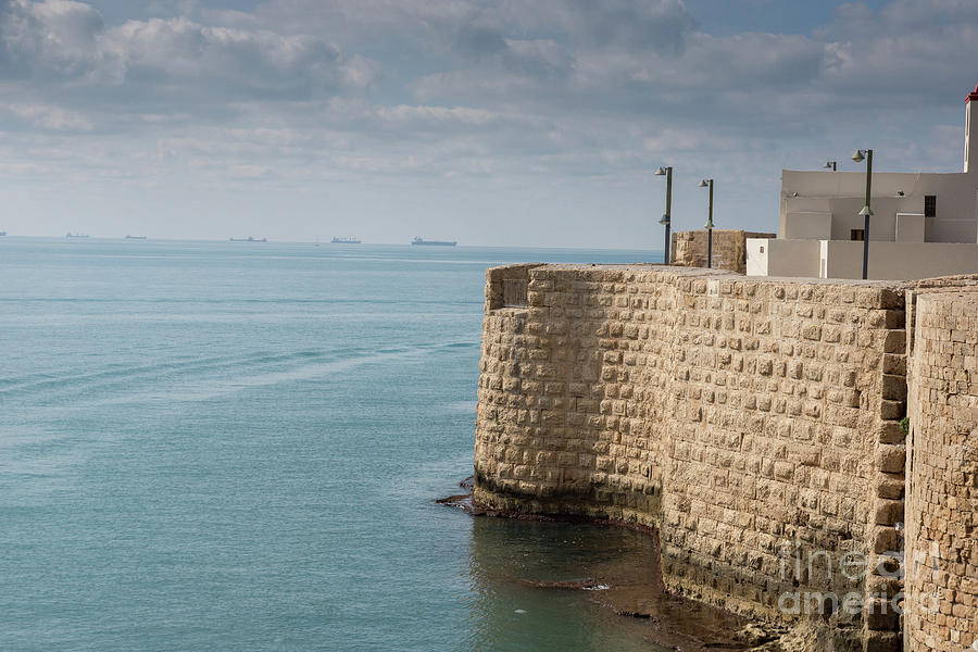 walls of the old city of Acre #1 Photograph by Ilan Amihai