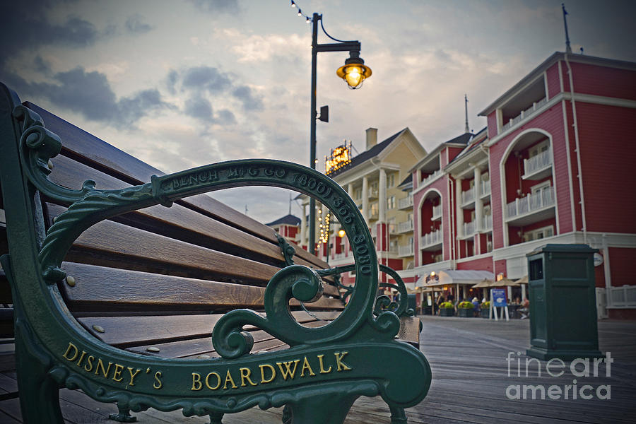 Walt Disney World - Boardwalk Villas  #1 Pyrography by AK Photography