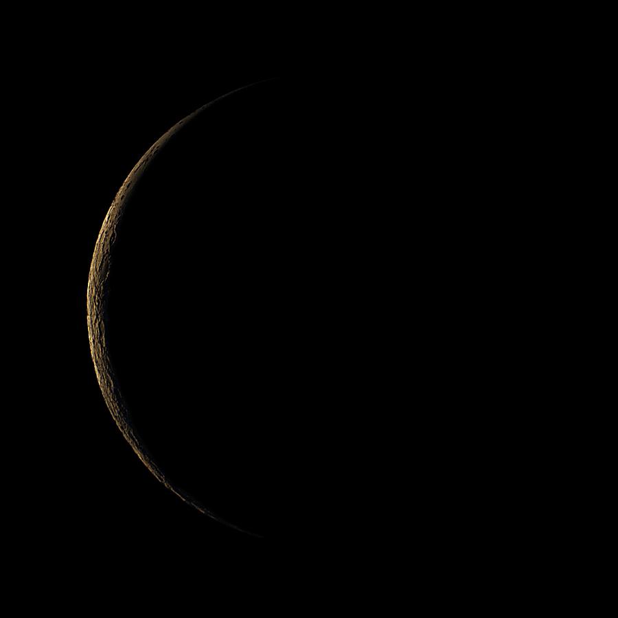 Waning Crescent Moon #1 Photograph by Eckhard Slawik