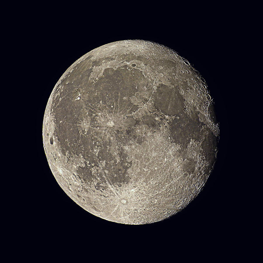 Waning Gibbous Moon #1 Photograph by Eckhard Slawik