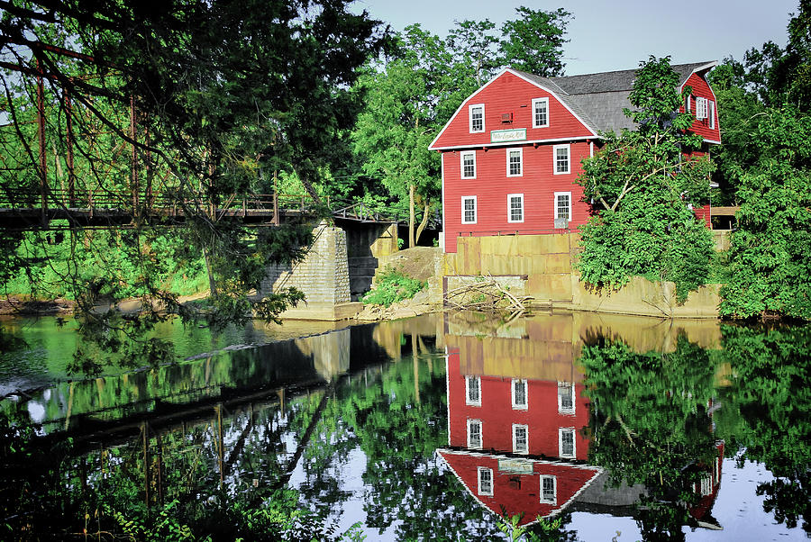 War Eagle Mill and Bridge - Arkansas Photograph by Gregory Ballos ...