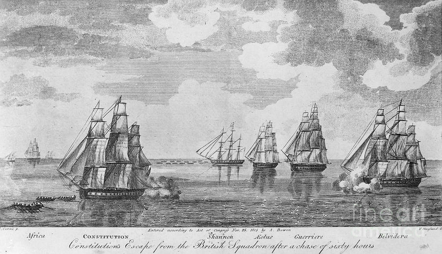 War Of 1812: Sea Battle #1 Photograph by Granger