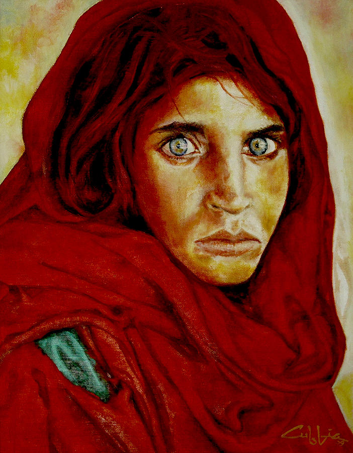War Orphan #1 Painting by G Cuffia