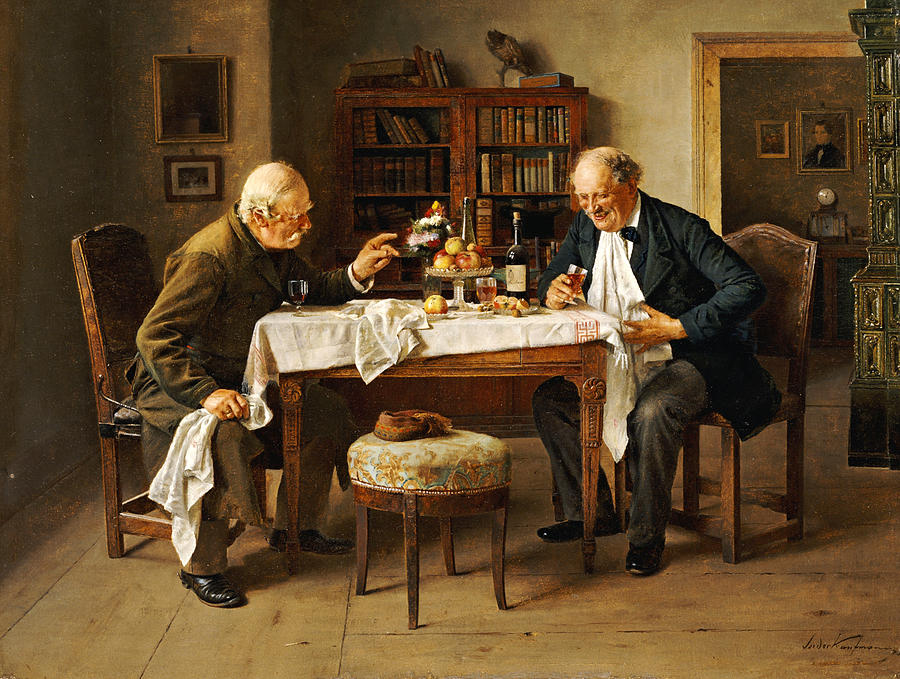 War Time Reminiscences #2 Painting by Isidor Kaufmann War Time Reminiscences #2 Painting by Isidor Kaufmann