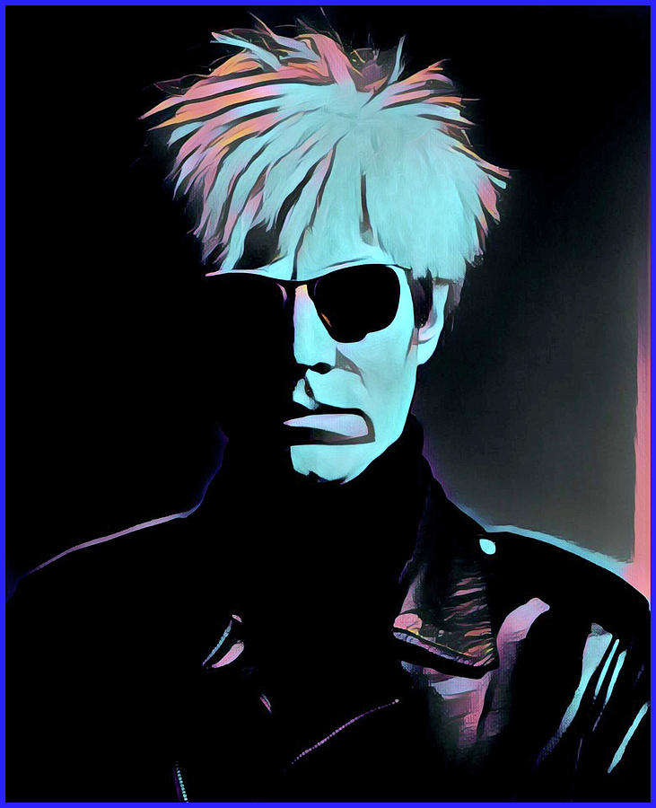 Warhol Portrait Painting by Gary Grayson