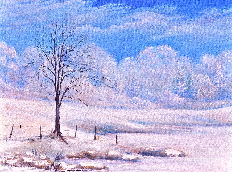 Warm Cold Day #1 Painting by Penny Neimiller