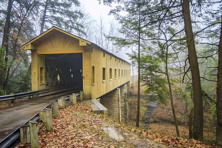 Warner Hollow Rd Covered Bridge #1 Photograph by Jack R Perry