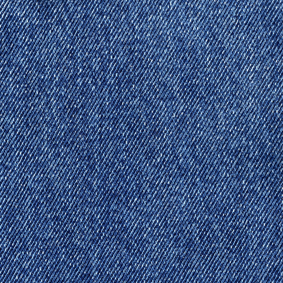 Washed Denim Fabric In Blue Color by Jelena Ciric