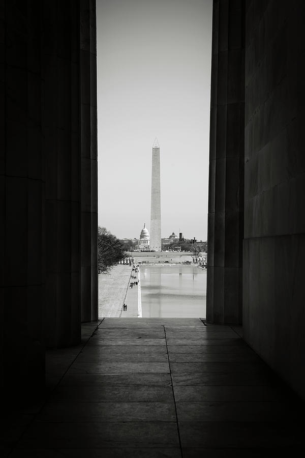 Washington Monument and Capitol Hill #1 Photograph by Brandon Bourdages