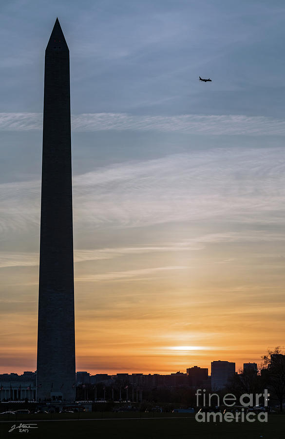 Washington Monument at Twilight #2 Photograph by Jeffrey Stone
