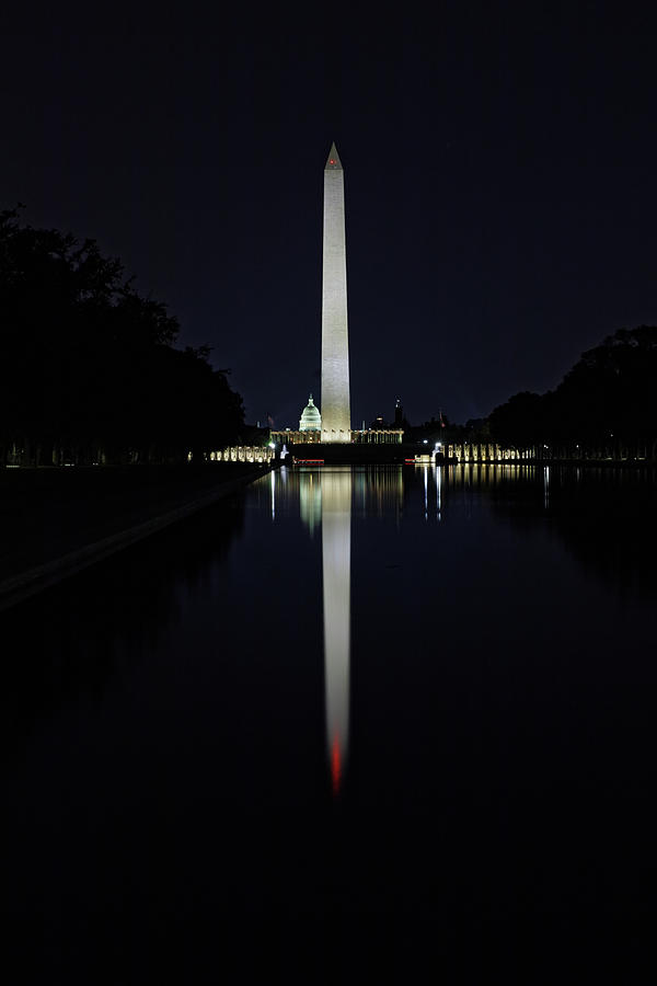 Washington Monument in the Reflecting Pool #2 Photograph by Doolittle Photography and Art