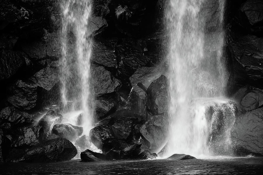 Black And White Photograph - Water Fall #1 by Hyuntae Kim