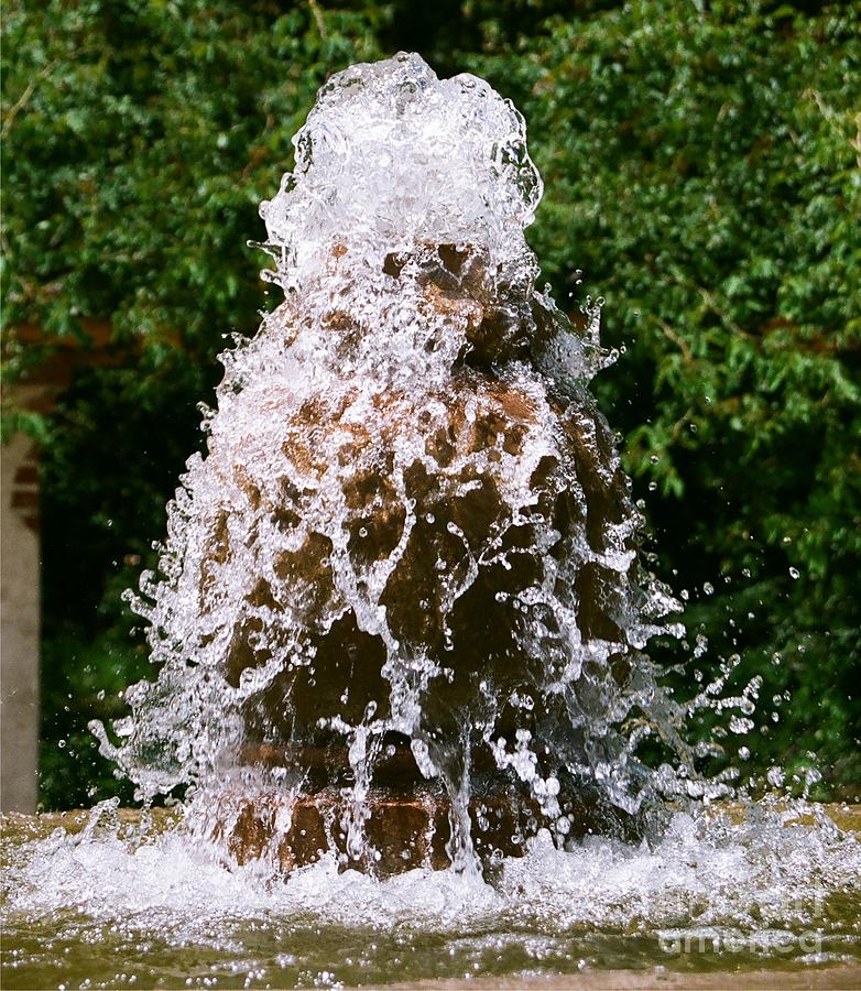Water Fountain  #1 Photograph by Dean Triolo