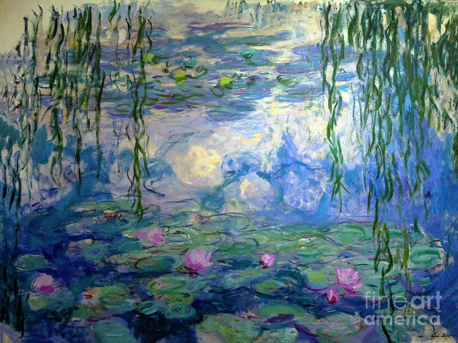 Water Lilies, Nympheas, By Claude Monet, Musee Marmottan Monet ...