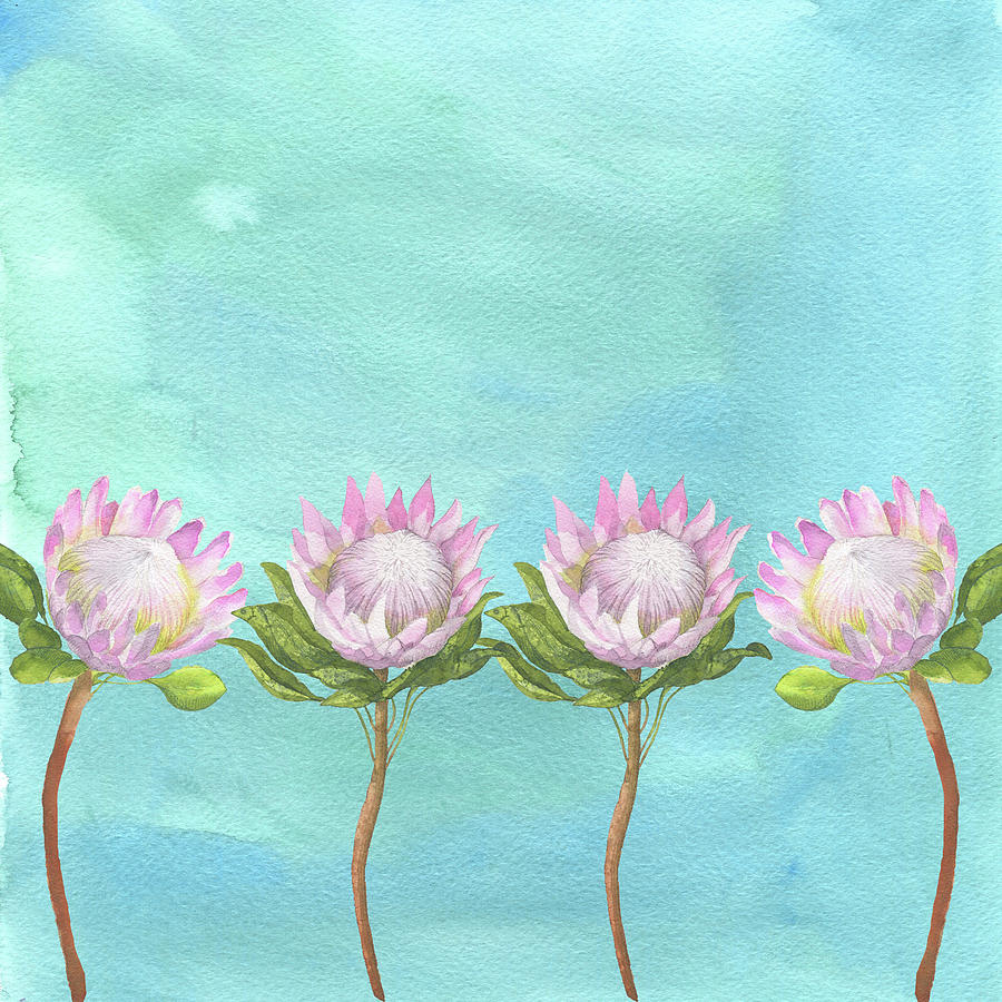 Water Lily #1 Painting by Maria Heyens