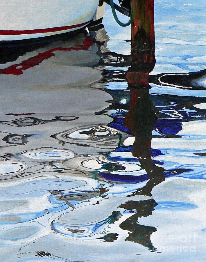 Water Reflections 2 Painting By Sandra Bellestri