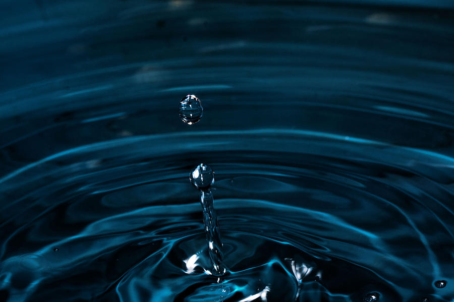 Water Blue Photograph - Water by REZA Fardinfar Water Blue Photograph - Water by REZA Fardinfar