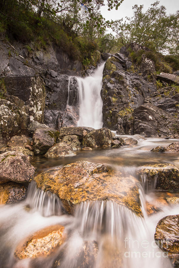 Waterfall At Glen Nievis Photograph