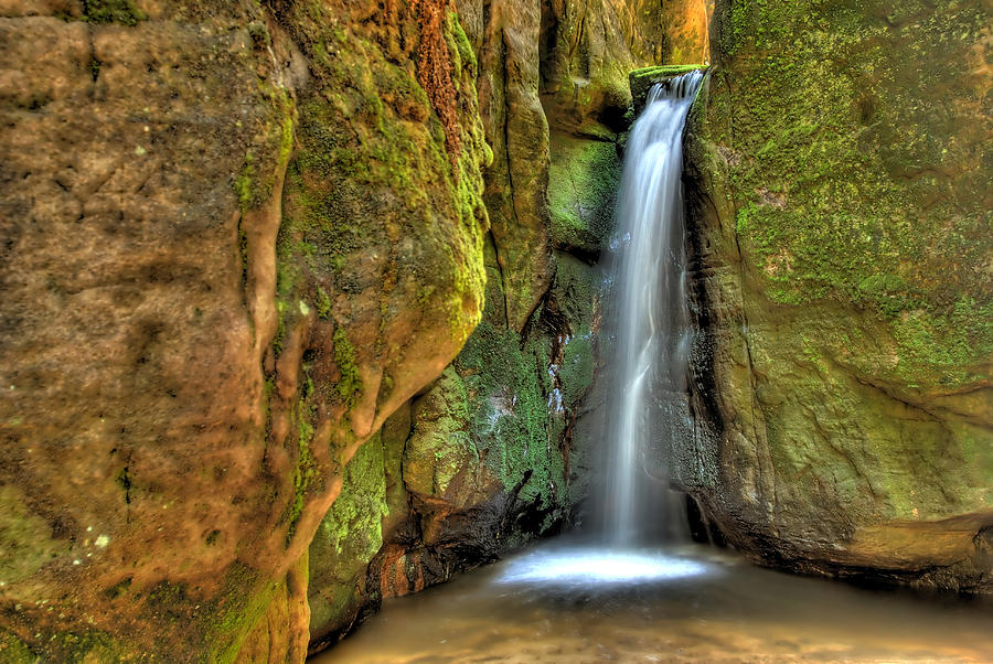 Fall Photograph - Waterfall #1 by Jaroslaw Grudzinski