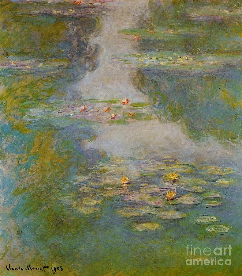 Waterlilies 30 Painting by Monet - Fine Art America