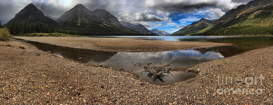 Waterton Glacier Peaceful Reflections #1 Photograph by Adam Jewell