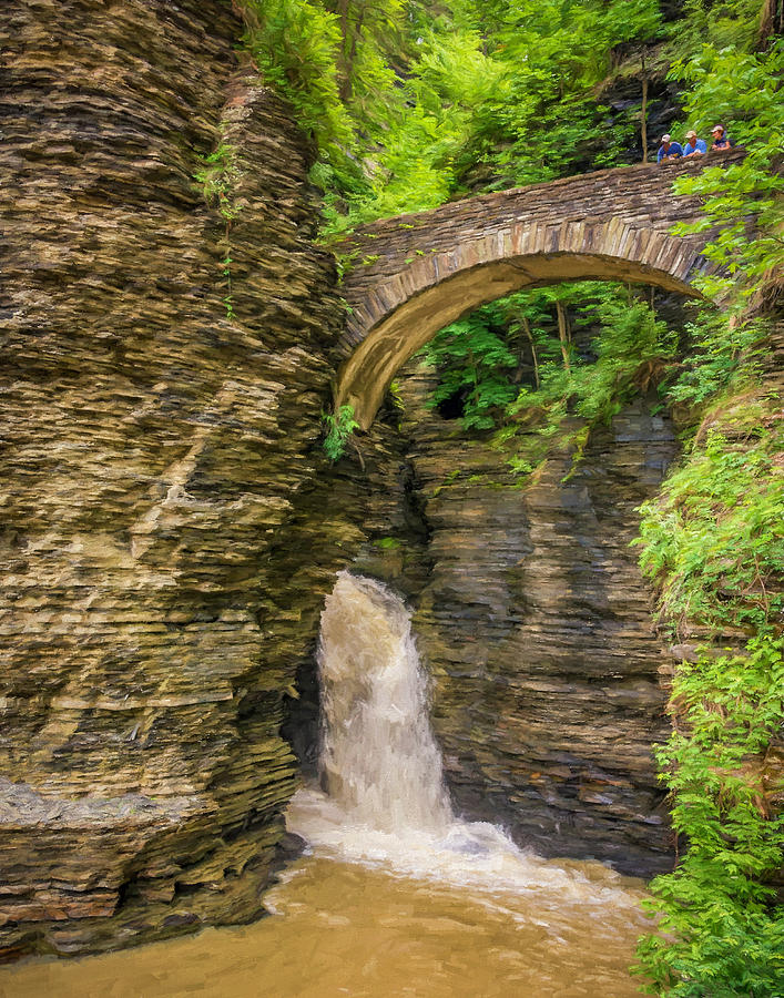 Watkins Glen - Paint Photograph by Steve Harrington | Fine Art America