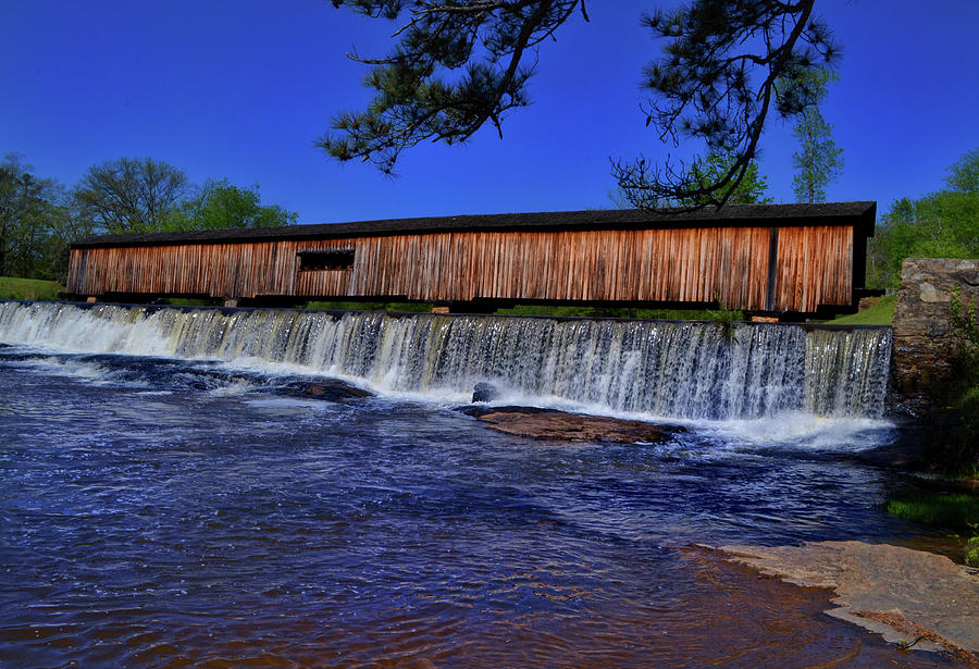 Watson Mill Covered Bridge 040 #1 Photograph by George Bostian