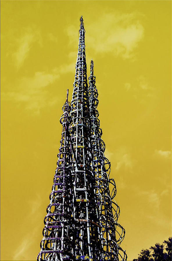 Watts Towers #1 Photograph by Joseph Hollingsworth