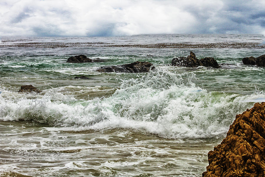 Waves and Rocks 4 #2 Photograph by Robert Hebert