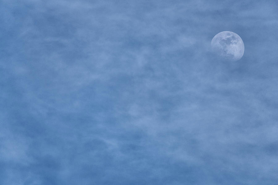 Moon Photograph - Waxing Gibbous #2 by Robert Fawcett