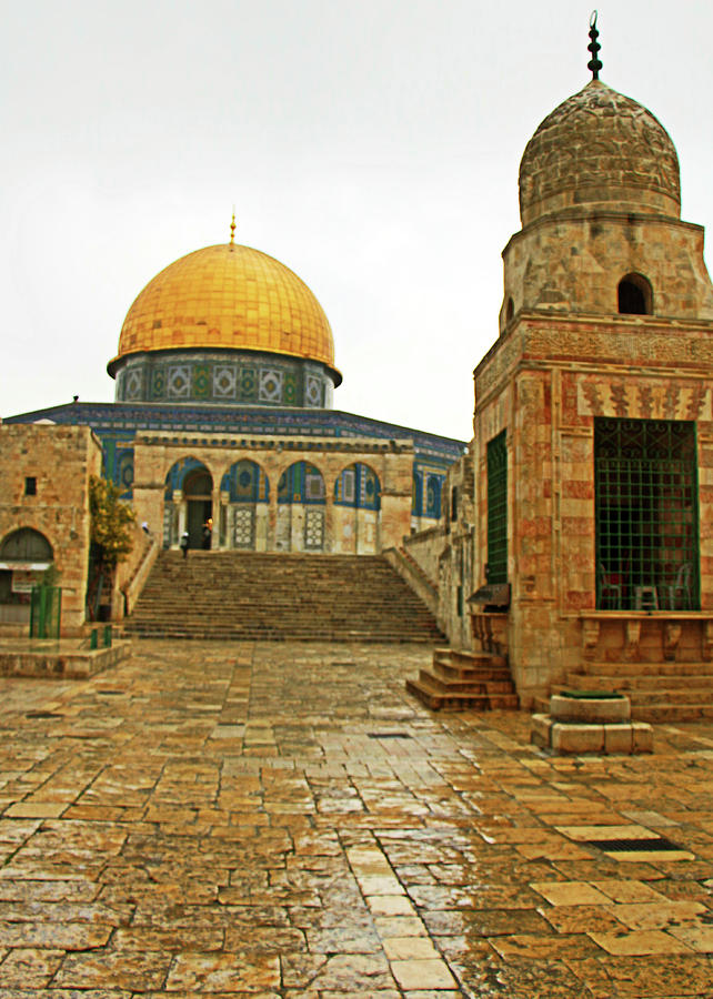 Way to Dome of the Rock #1 Photograph by Munir Alawi