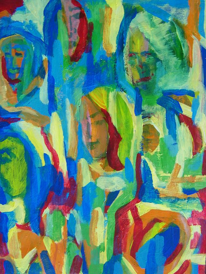 We Are All One #1 Painting by Judith Redman