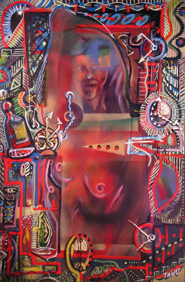 We Are One In Time And Rented Space #2 Painting by Dennis Tawes