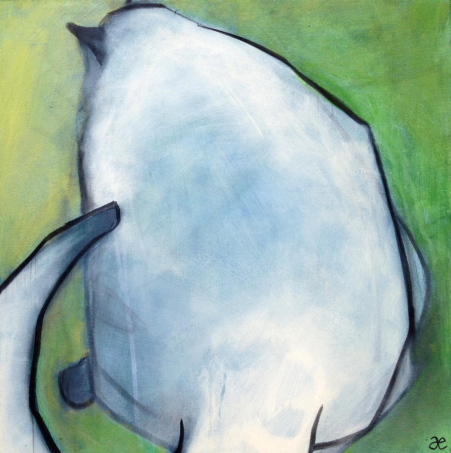 We Dream in Green 2 Painting by Anna Elkins