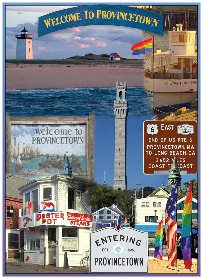 Provincetown Photograph - Welcome To Provincetown by Adlai Neubauer Provincetown Photograph - Welcome To Provincetown by Adlai Neubauer