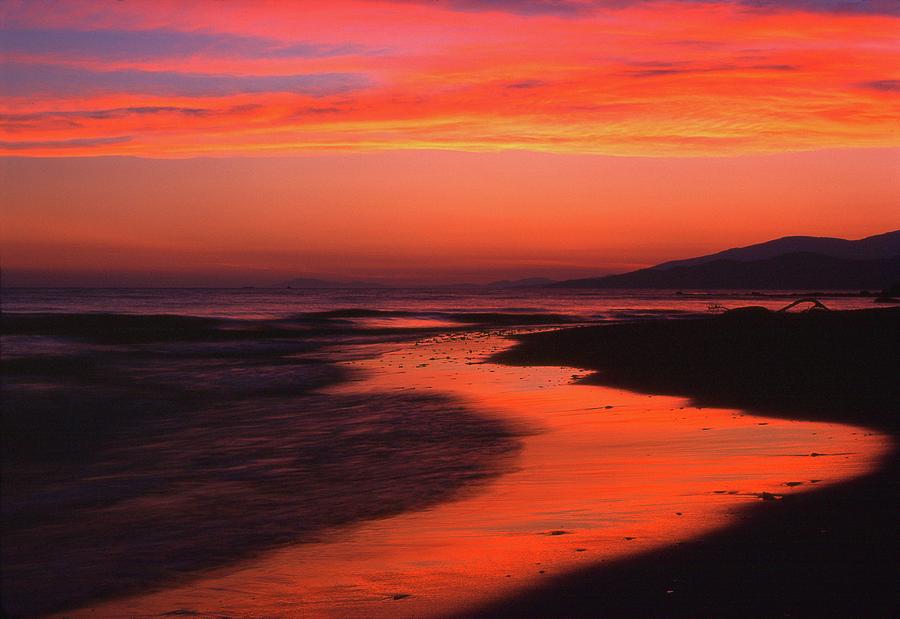 West Coast Sunset  #1 Photograph by Lyle Crump