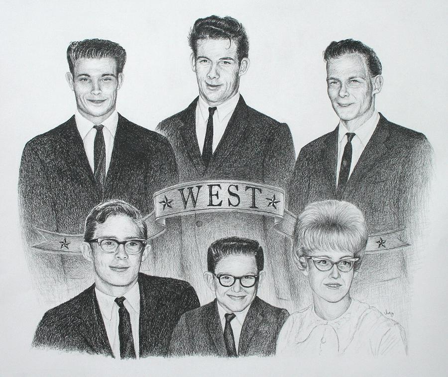 West #1 Drawing by Mike Ivey
