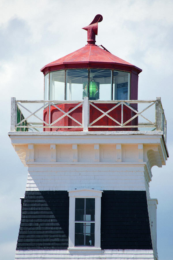 West Point Light Photograph by WB Johnston