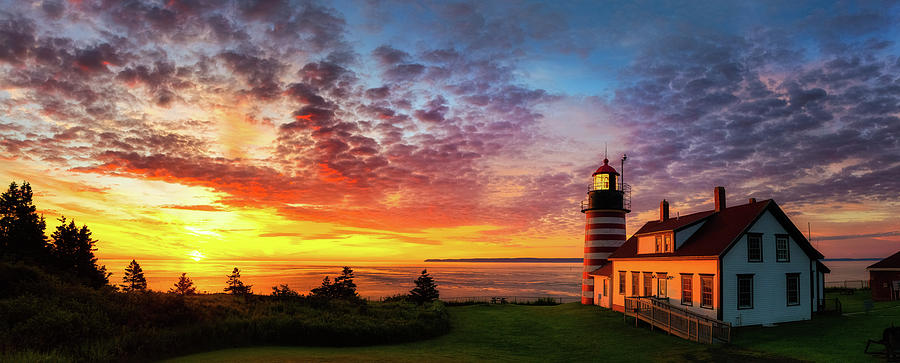 West Quoddy Head Light #1 Photograph by Robert Clifford
