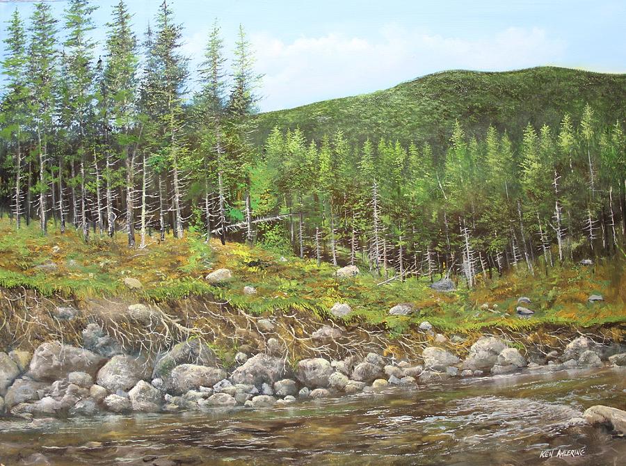 West River #1 Painting by Ken Ahlering