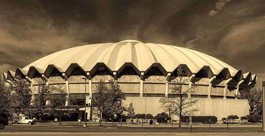 West Virginia University Photograph - West Virginia University Coliseum #1 by Mountain Dreams