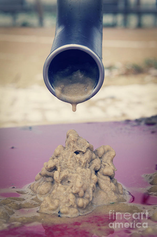 Wet sand drain #1 Photograph by Tom Gowanlock