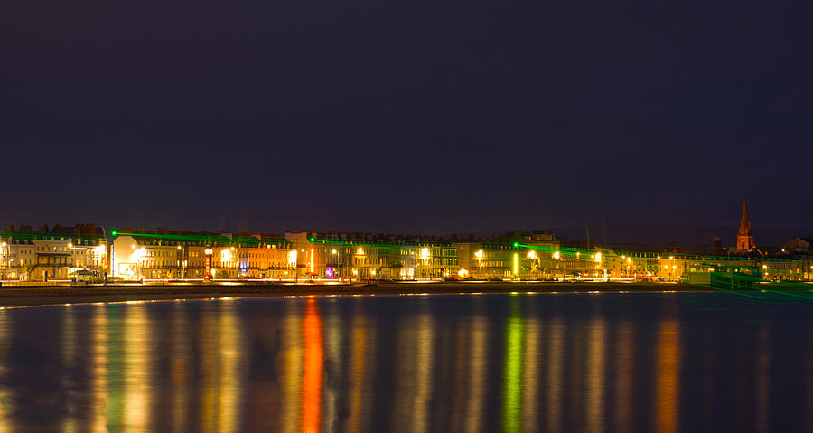 Weymouth Laser Nights #1 Photograph by David French