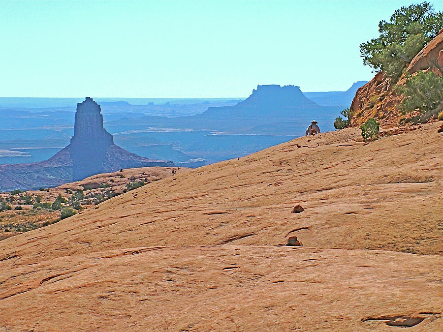 Whale Rock Trail  in Island in the Sky District of Canyonlands National Park, Utah #1 Photograph by Ruth Hager