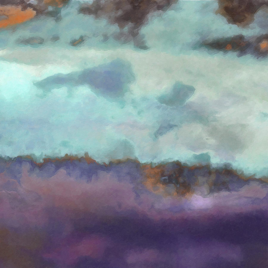 What-a-Color Art Series - Abstract Landscape Art  #1 Painting by Ricki Mountain