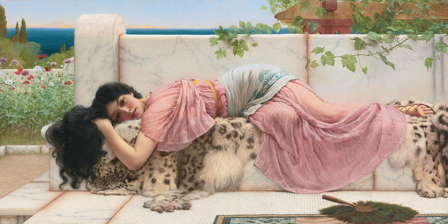 When the Heart is Young, from 1902 Painting by John William Godward