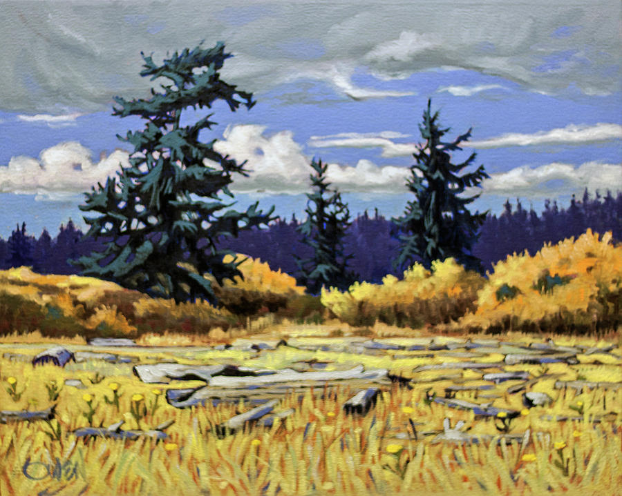 Whiffin Meadow #1 Painting by Rob Owen